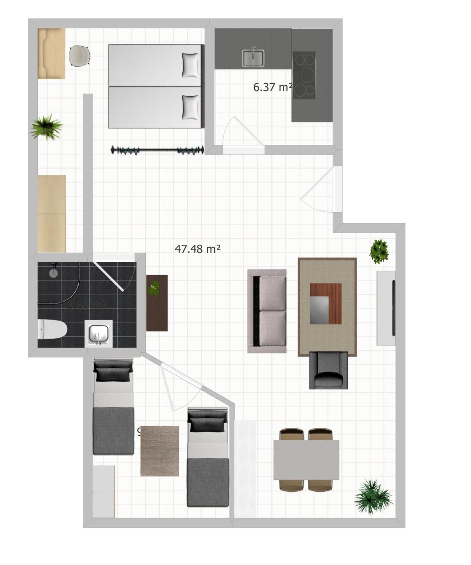 Apartamento Gross, Modern, Vollausgestattet, Gemuetlich Mit Kueche Und Parkplatz Fuer Urlaub Oder Business Kettig Exterior foto